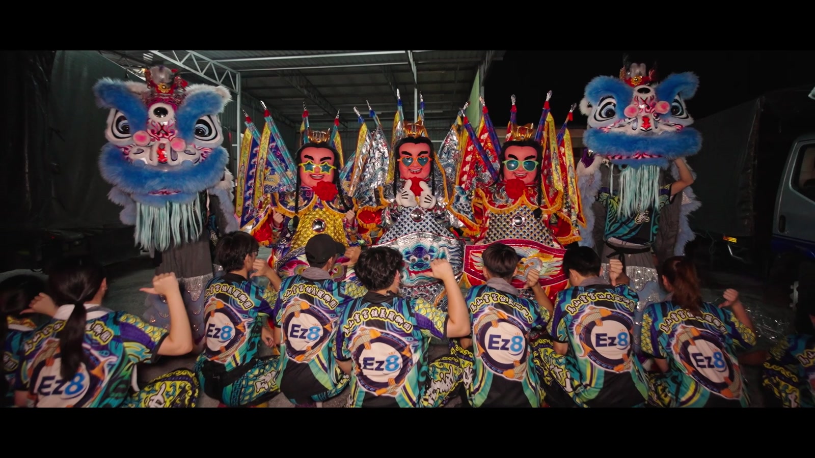 EZ8 lion dance cultural event